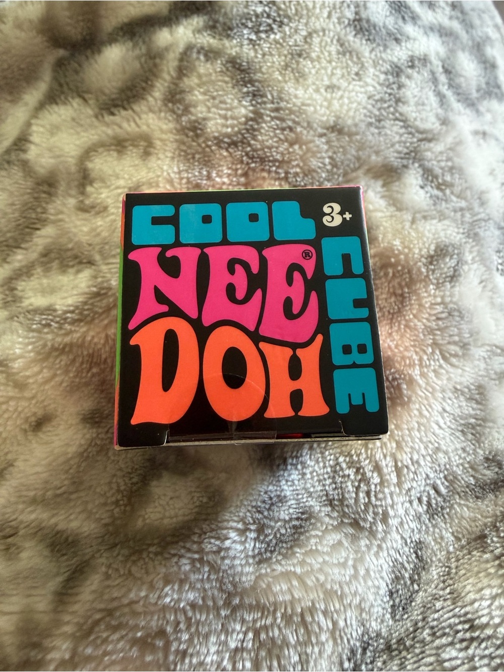 Schylling NeeDoh Orange Cool Cube